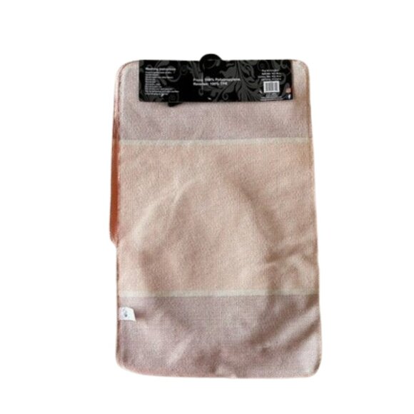 Madison 3 Piece Bathroom Rug Set, Bathroom Rug, Contour Rug & Lid Cover Rust - Picture 4 of 7